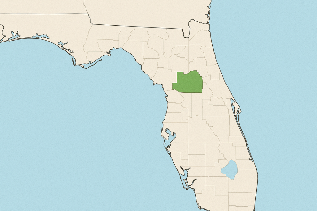 Orlando Florida on Maps
