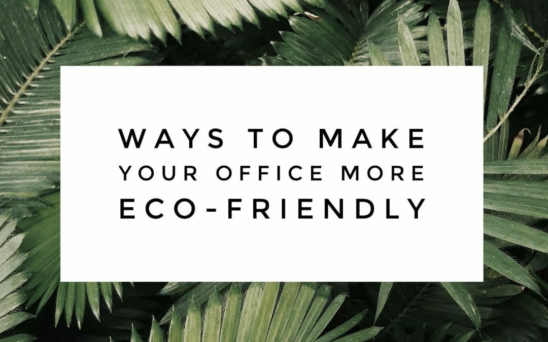 Make Your Office Eco-Friendly for Earth Day