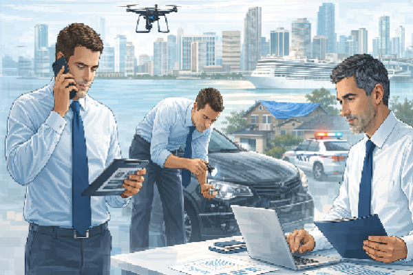 claims adjusters working